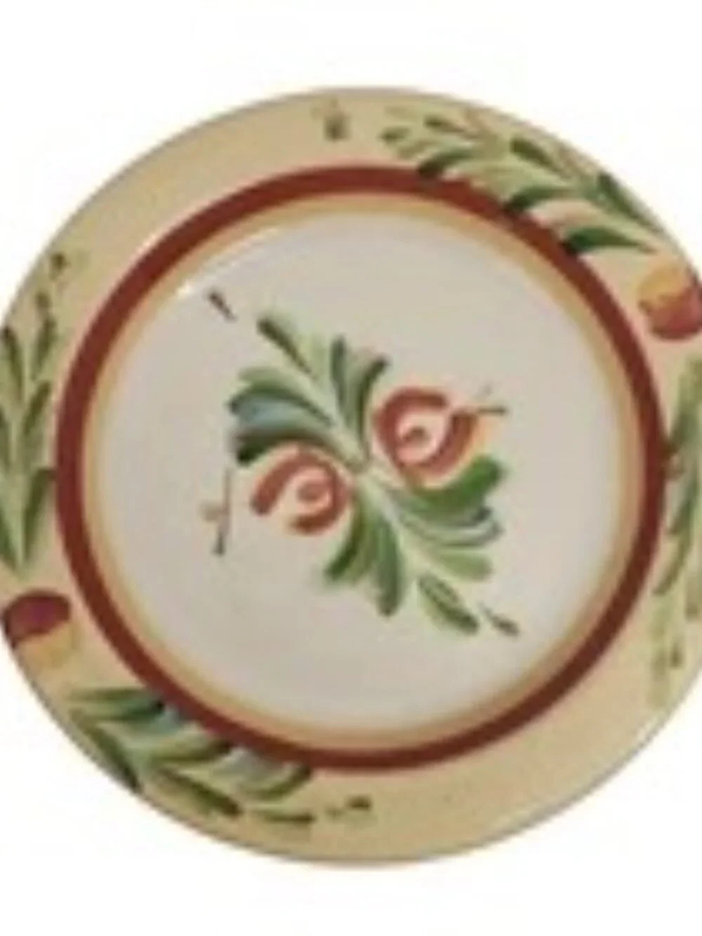 Gail Pittman Siena Garland Ceramic Bread Butter Plate 6 7/8